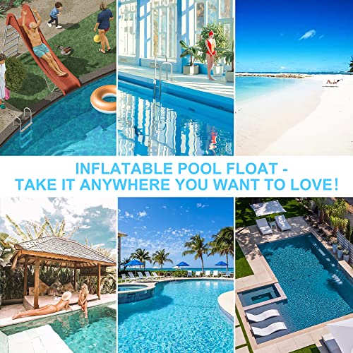 Meegoo2-Pack-Premium-Swimming-Pool-Float-Hammock-Multi-Purpose-Inflatable-Hammock-Saddle-Lounge-Chair-Hammock-Drifter--220lb-Weight-Capacity--496-x-275