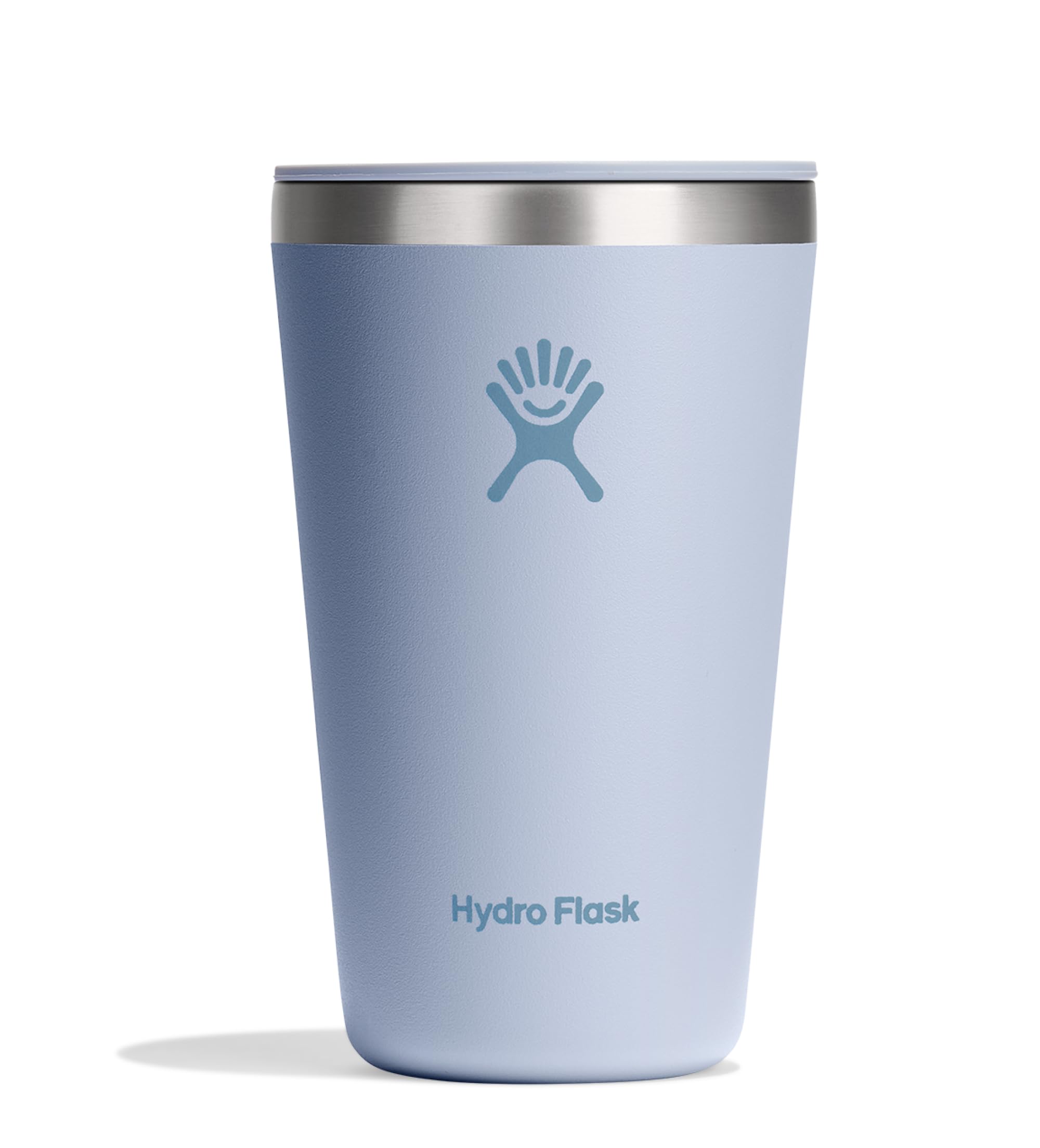 HYDRO FLASK - All Around Tumbler 473 ml (16 oz) with Closable Spill Proof Press-In Lid - Stainless Steel Double Wall Vacuum Insulated - Surf
