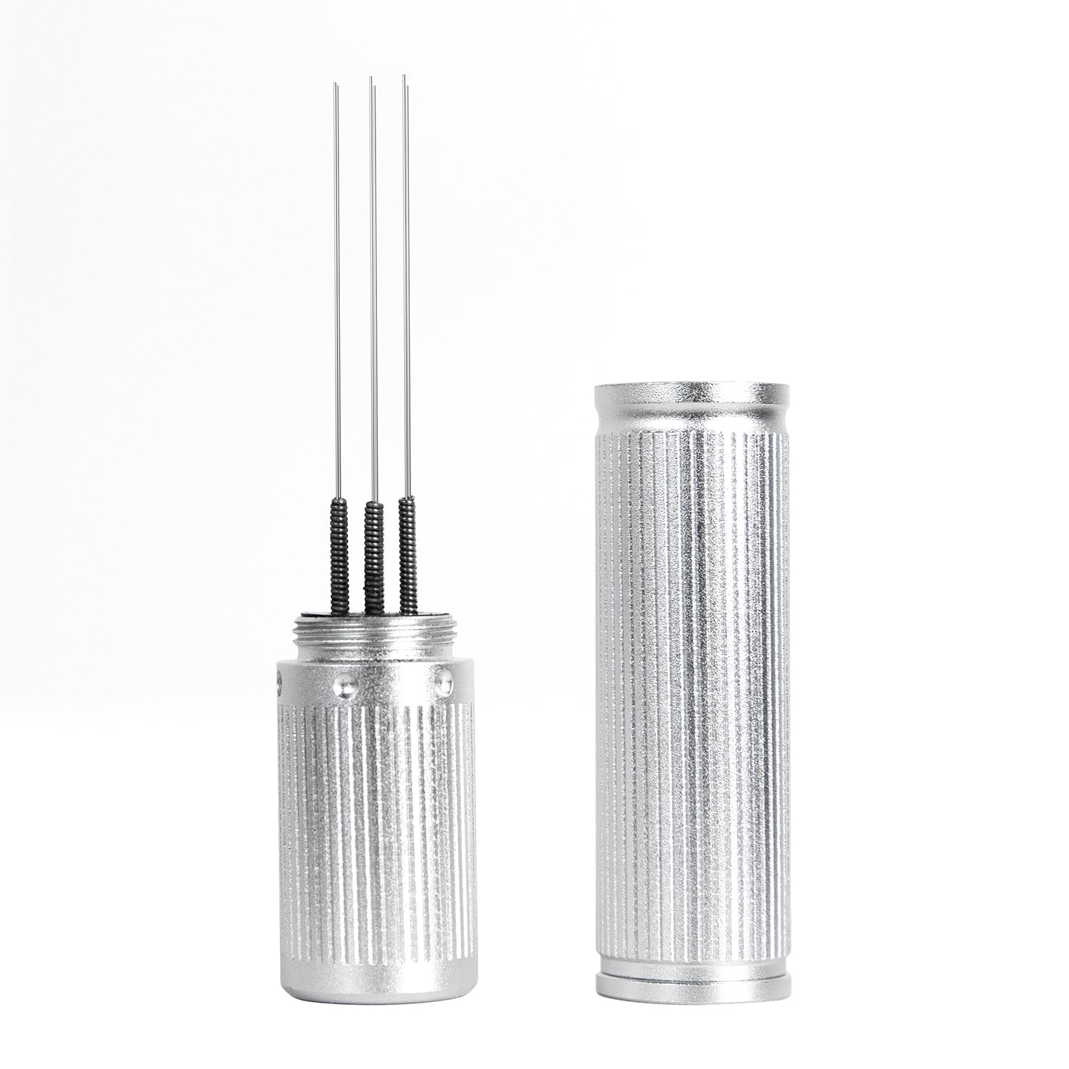 MAttinata Barista-Grade Tool Espresso Distributor - 0 35mm 6 Retractable Needles Heavy-Duty Aluminum Handle for Clump-Free Extraction