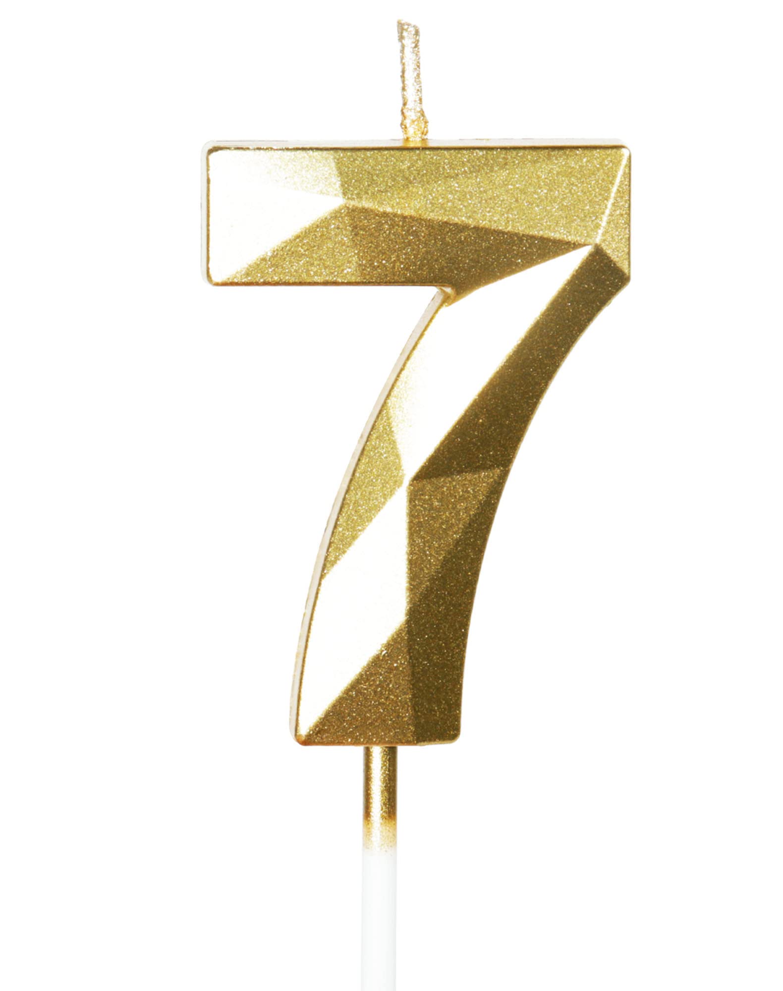 Yiran 50th Birthday Candles, Gold Number 50 Happy Birthday Candles, Cake Topper Decorations for Birthday Party, Wedding Anniversary Celebration Supply — view 226