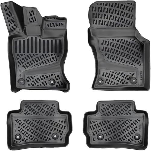 Alfombrillas delanteras y traseras para todo tipo de clima, revestimiento de piso personalizado compatible con Land Rover Velar 2018>>>