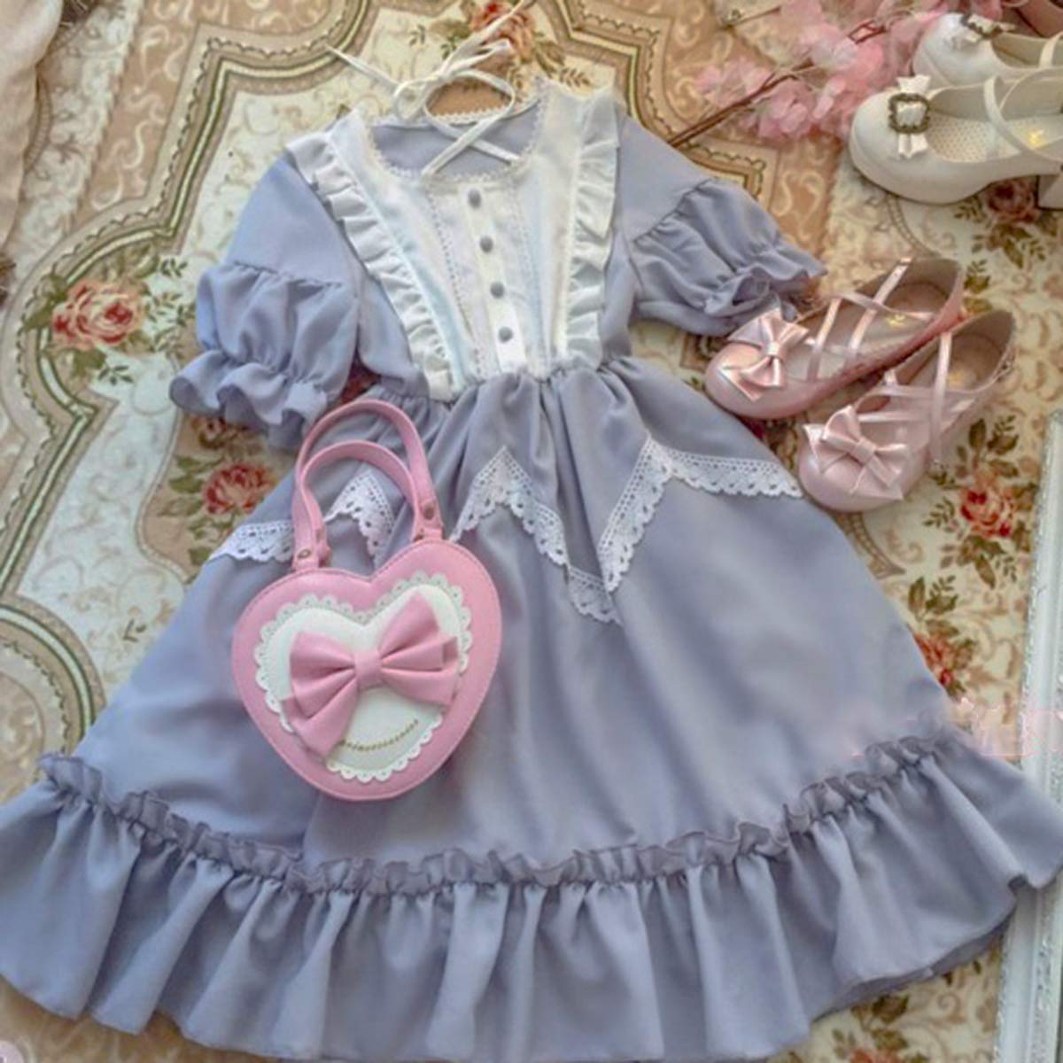 Amazon | [jastie] 暗黒系ゴシックロリータドレス パーティー日常  