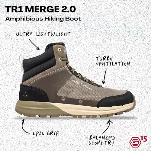 Image of Astral TR1 Merge 2.0 Hiking Boots - Men's & Women's Lightweight, Breathable Trail & Water Shoes for Hiking & Backpacking