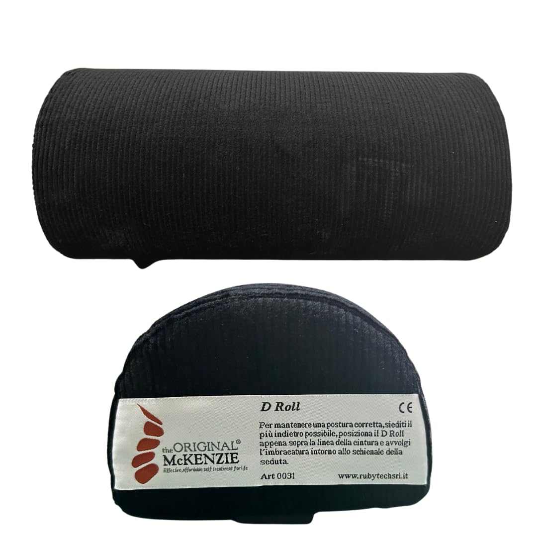 Rubytech Cuscino McKenzie. Cuscino Lombare per Auto,Sostegno Ergonomico per la schiena. Adatto per casa, Ufficio e Auto. Aiuta a correggere la Postura da seduti.