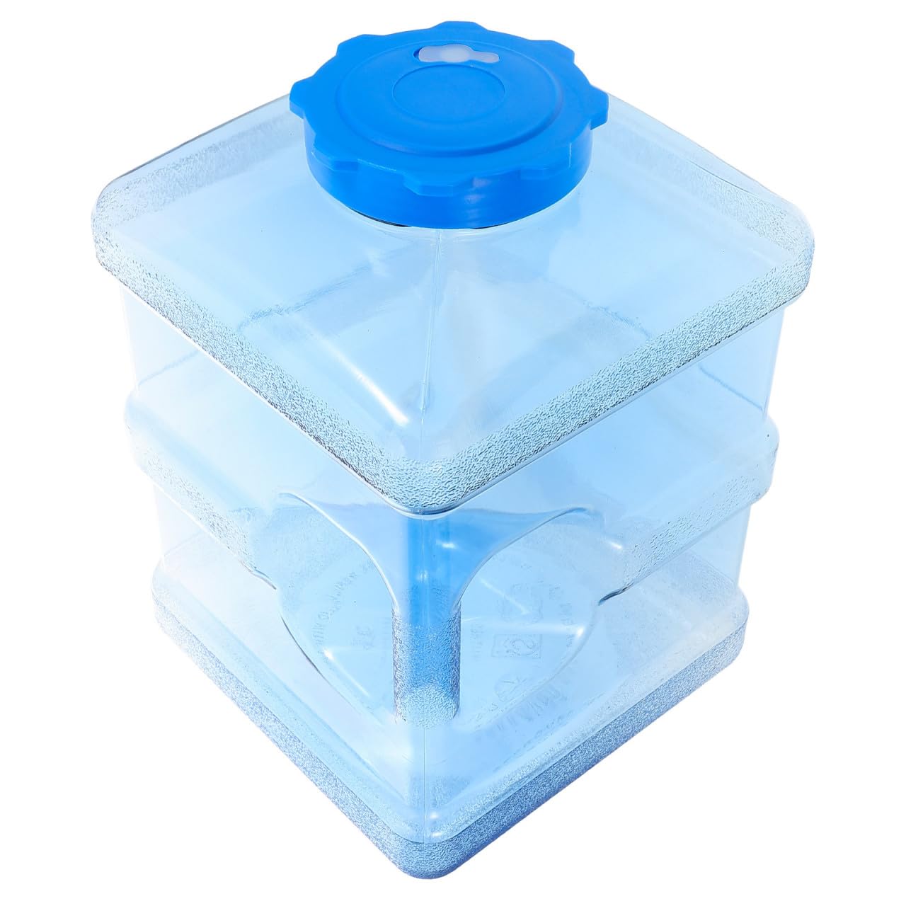 ULTECHNOVO Camping Wasserkanister 10 L aus Pvcpc mit Griff Tragbarer Wasserbehälter für Trinkwasser Outdoor Wasserspeicher für Camping Haushalt und Auto