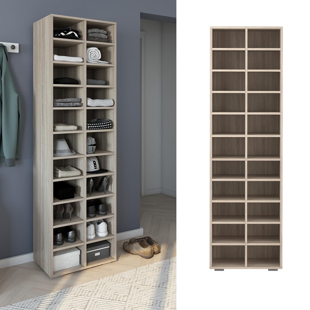 Vicco Schuhschrank Paris, Sonoma, 52.4 x 183.3 cm