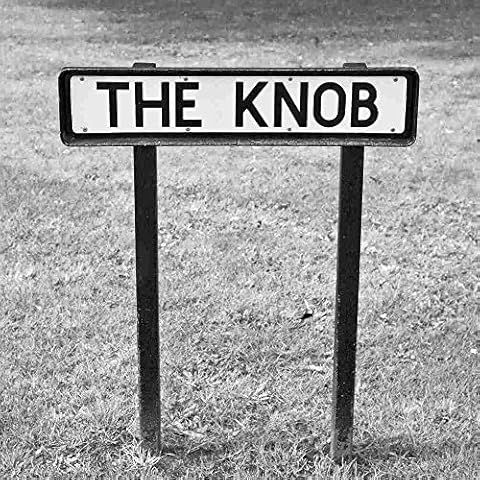 Lesser Spotted Britain The Knob Road Sign Greeting Card Cover