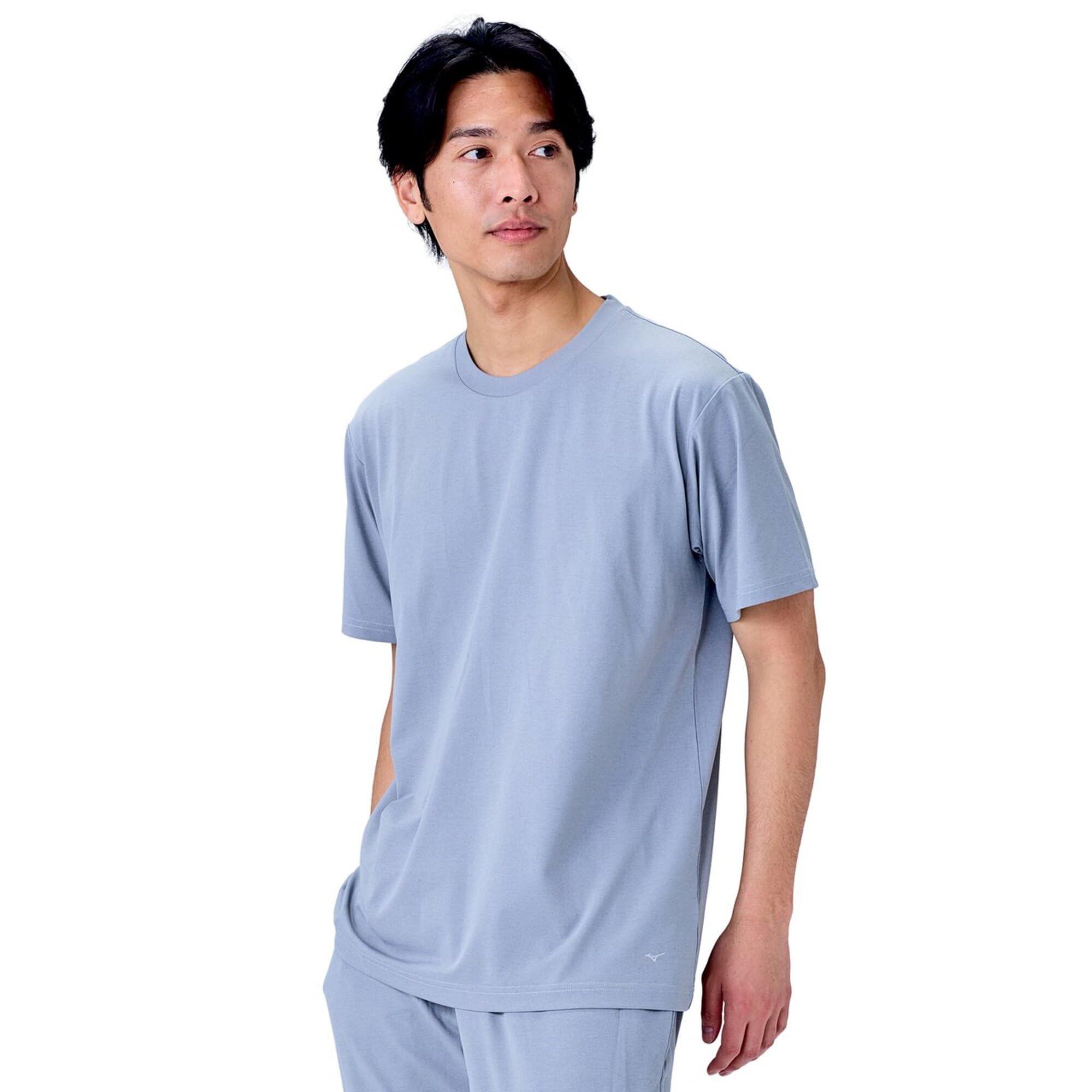 Amazon | シャツ Simpleis ハイストレッチ クルーネック半袖シャツ