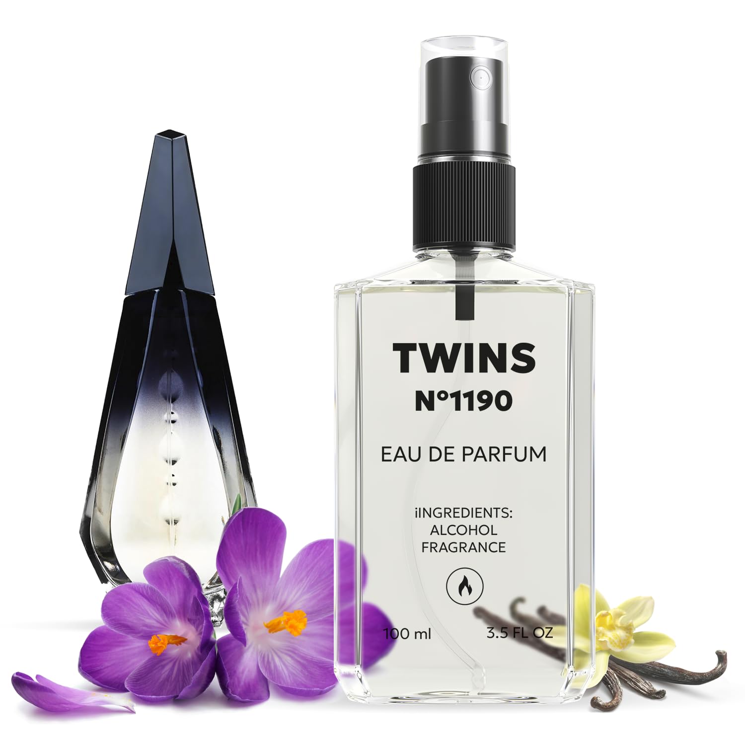 TWINS Impression of An. ou Demon | Perfume for Women Eau de Parfum | No.1190 | 3.4 Fl Oz / 100 ml