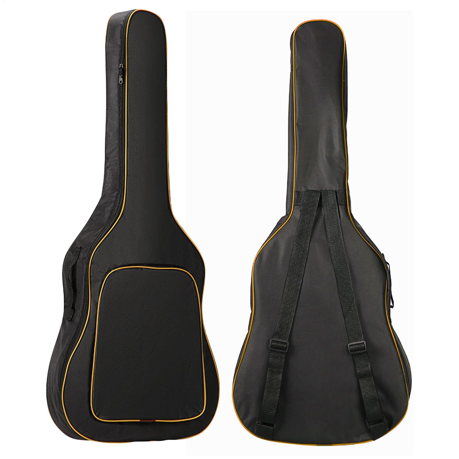 Étui de guitare 3/4 à rembourrage épais, sac de guitare léger, sac de guitare étanche à bretelles, étui de transport confortable pour guitares, sac à dos en tissu Oxford de 0,19 pouces pour éviter la