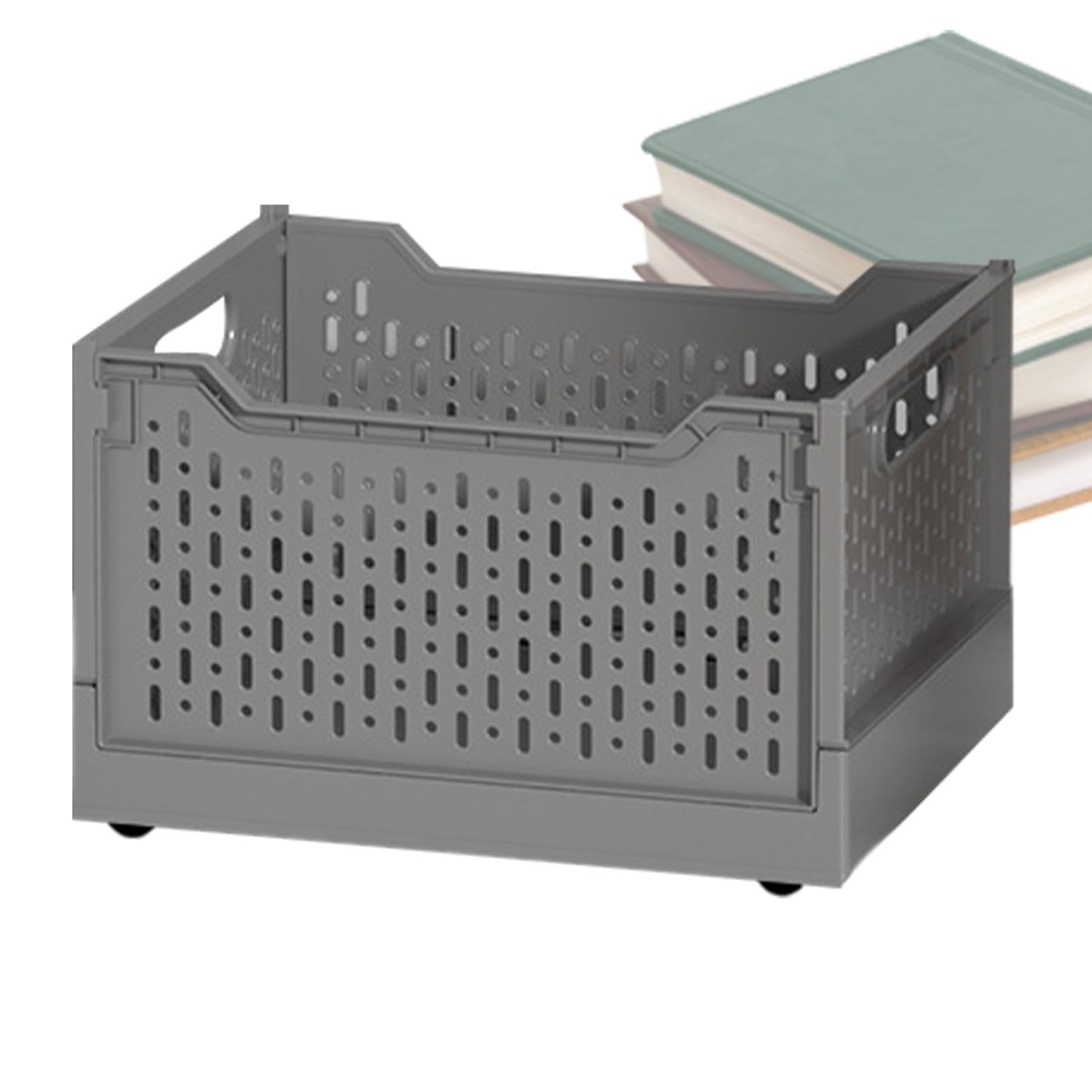 Cesta plegable ideal para organizar el dormitorio de estudiantes y escritorios