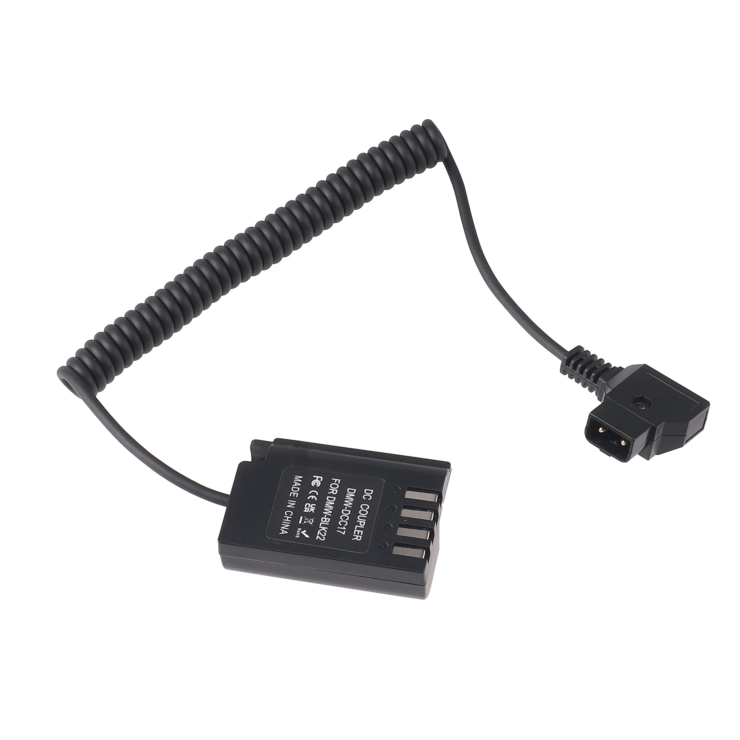 Hersmay D-tap do DMW-BLK22 Dummy-Akku do aparatów cyfrowych Panasonic Lumix GH6, GH5 II, DC-S5, S5 II, S5 IIX