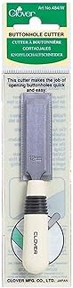 CLOVER Button Hole Cutter-White Handle