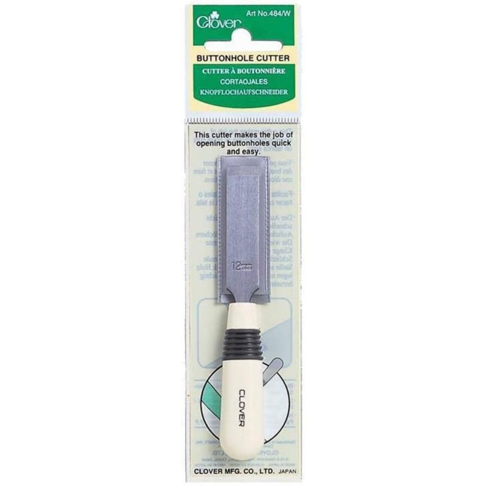 Cutter à Boutonnière Clover - Outil Pratique pour Tissus