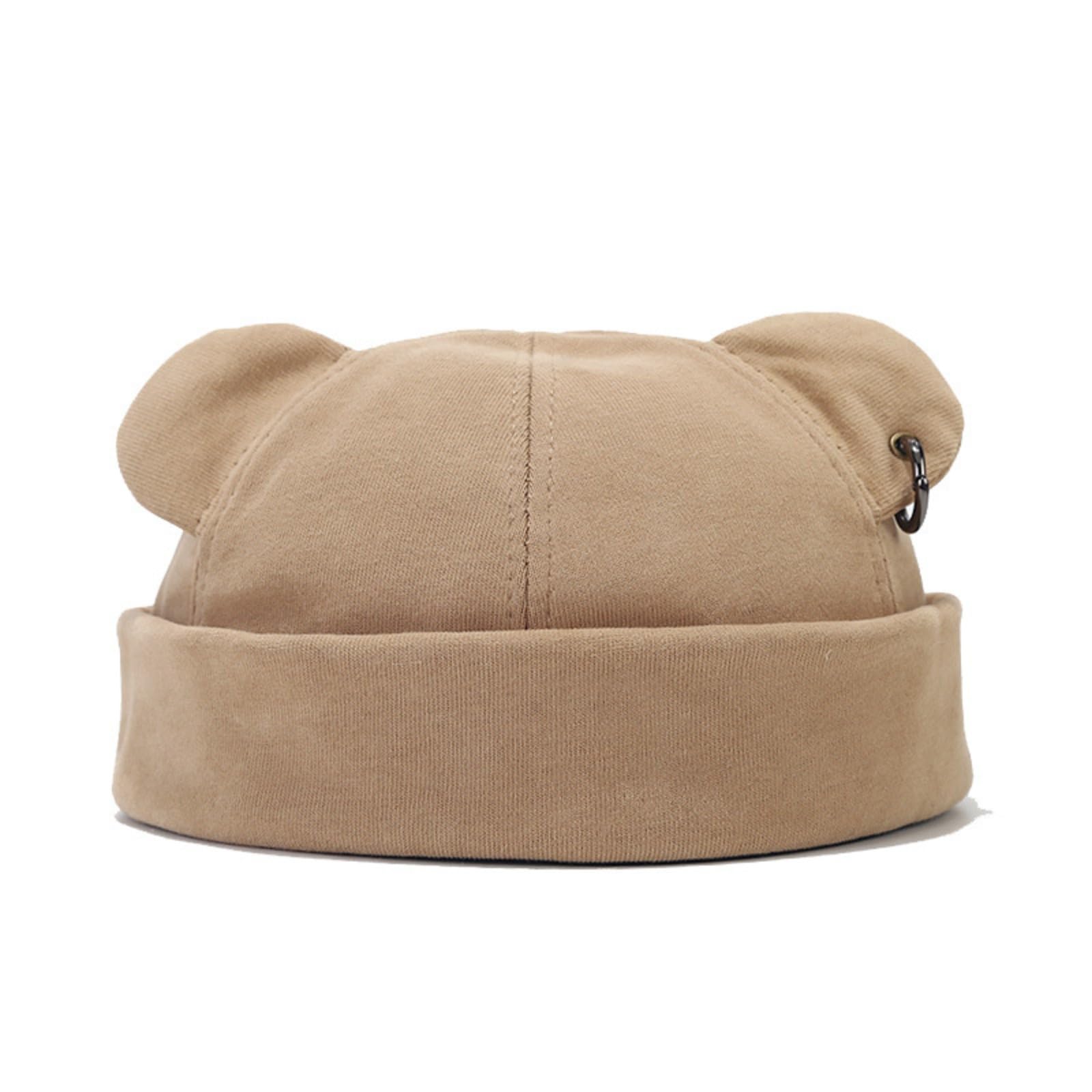 Winter Beanie Hats For Women Men Warm Thickened Cap Unisex Street Fashion Bear Ear Hip Hop Street Fashion