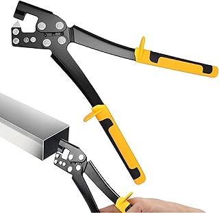 Alicate de perfuração Pladur, alta resistência e esforço, ferramentas de crimpagem de aço leve para construção de casas, escritórios, armazéns etc