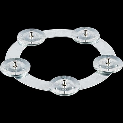 Vista 29 de Meinl Cymbals Anillo de ching suave efecto de cascabel de pandereta, no fabricado en China, para Hihats, choques, paseos y pilas (SCRING)