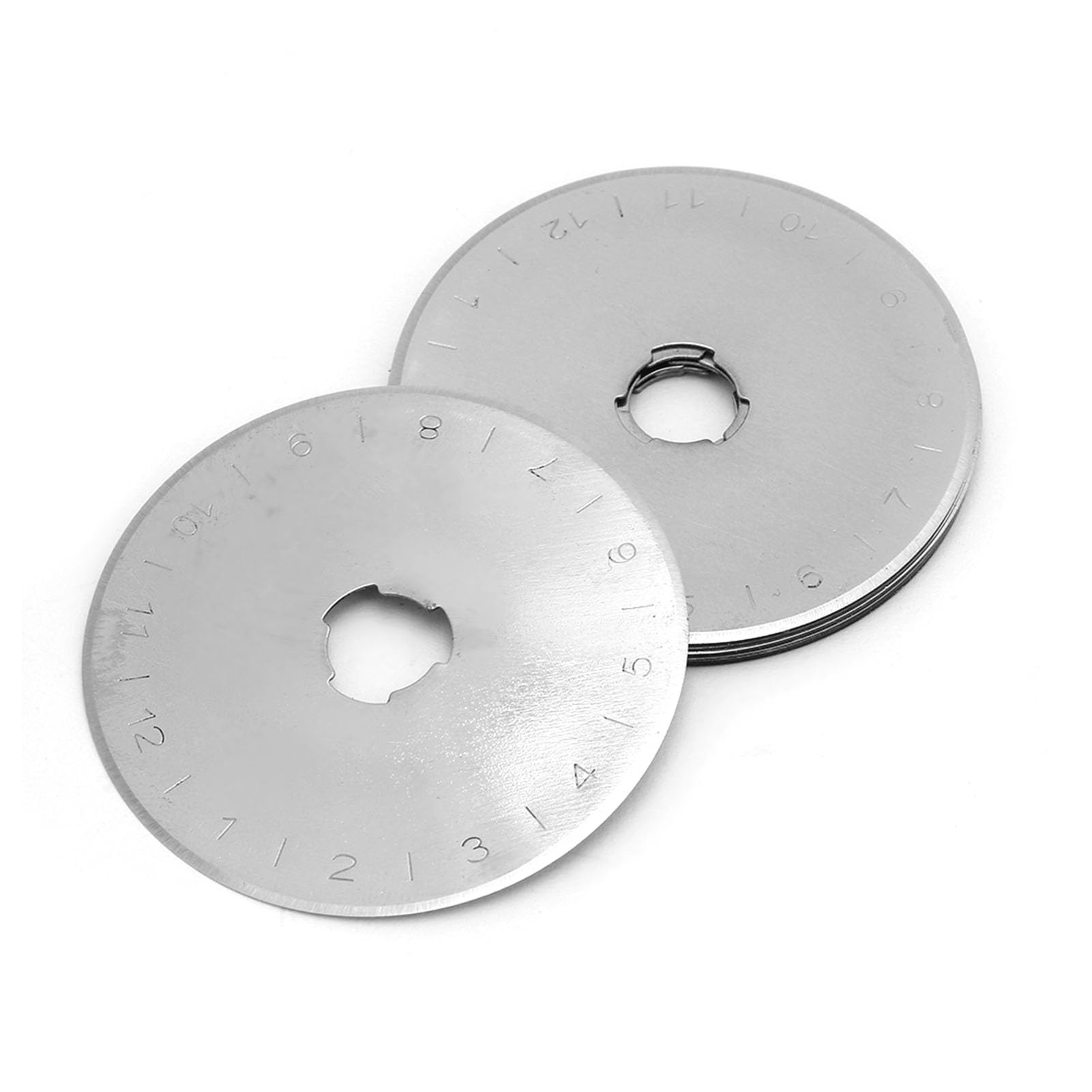 10 Replacement Blades for 45mm Cutter, Alloy Steel High Wear, Long Cutting Life, Easily Cutting Multiple Layers, Ideal for Fabric, Paper with Thin Film