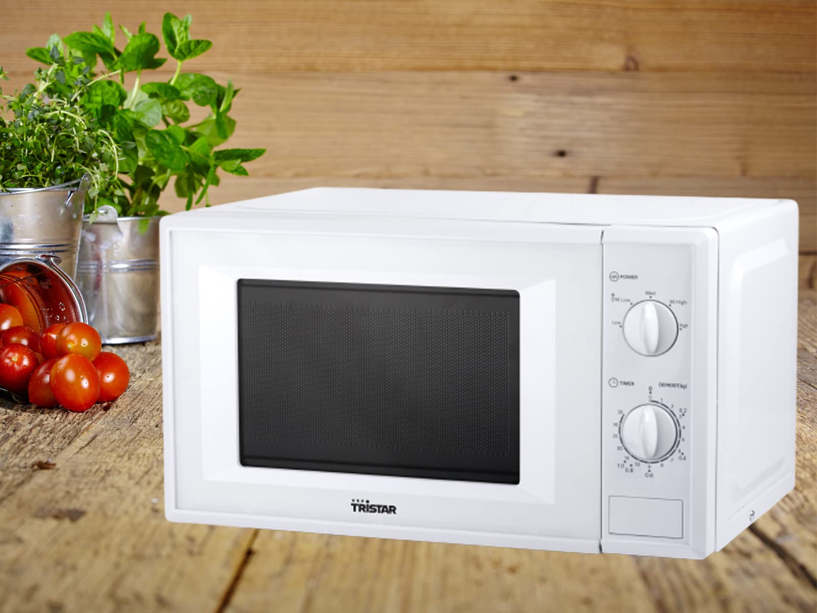 Microonde 20 litri analogico, timer, 5 livelli, 700 Watt, con copertura