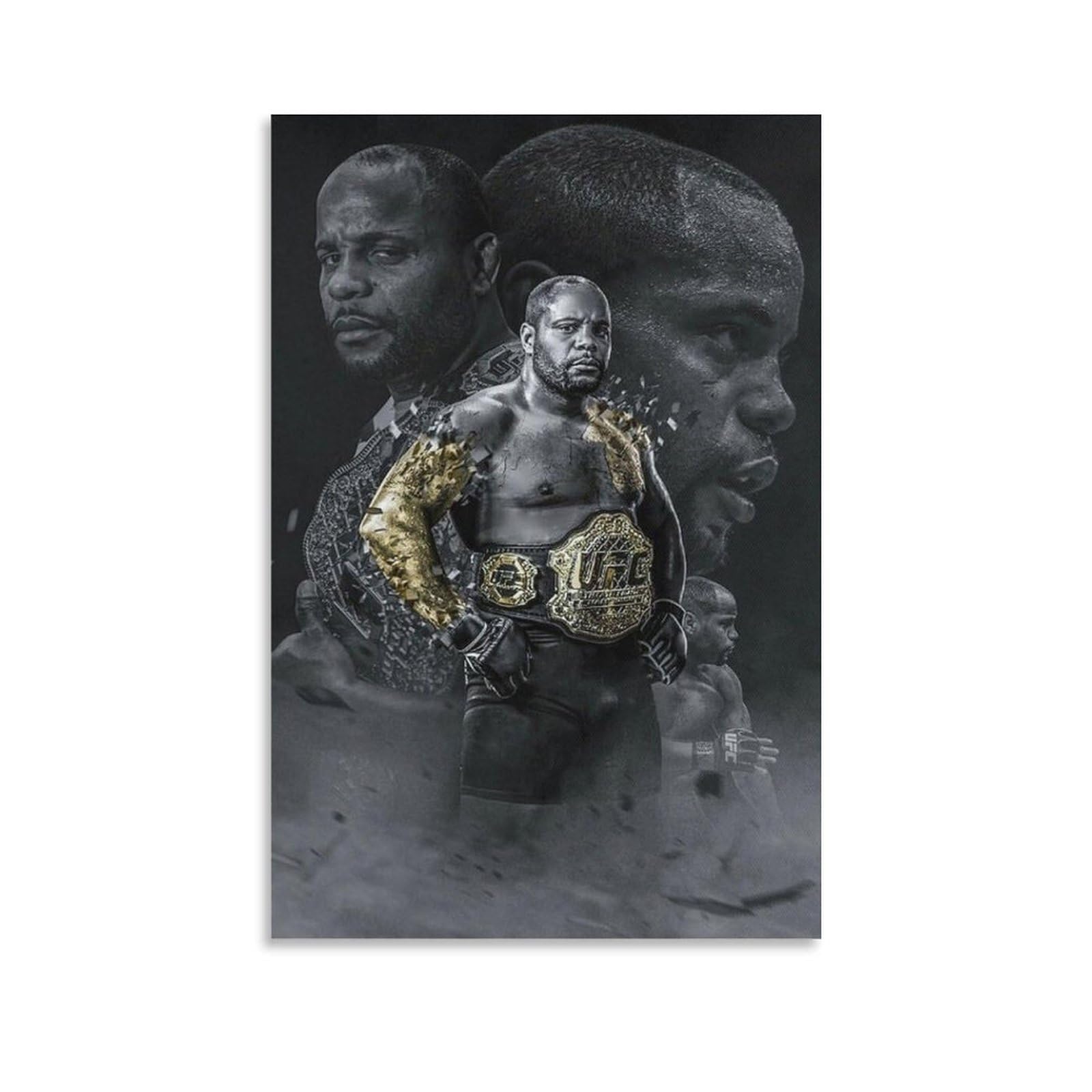 ASUIU Daniel Cormier Canvas Poster Poster Painting Canvas Wall Art Living Room Posters Painting 20x30inch(50x75cm)