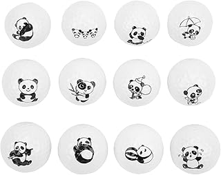 Soapow 12pcs Balls Driving Range Practice Distance Balls with Patterns Balls for Training Balls with Pattern Distance Balls Driving Range Practice Balls Balls Balls Driving Range Practice Balls B