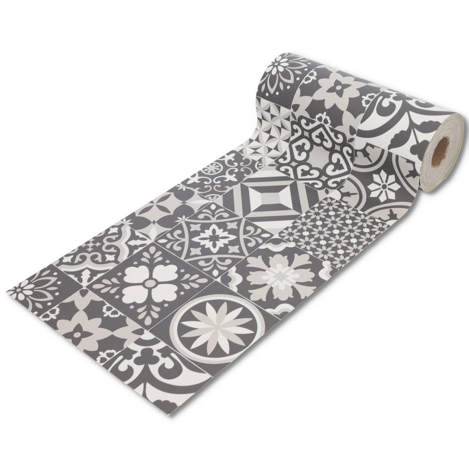 Casatessile Tapis de Cuisine antidérapant Lavable en Vinyle Chic 50 cm de Large. - VAR. 1, 280 cm.