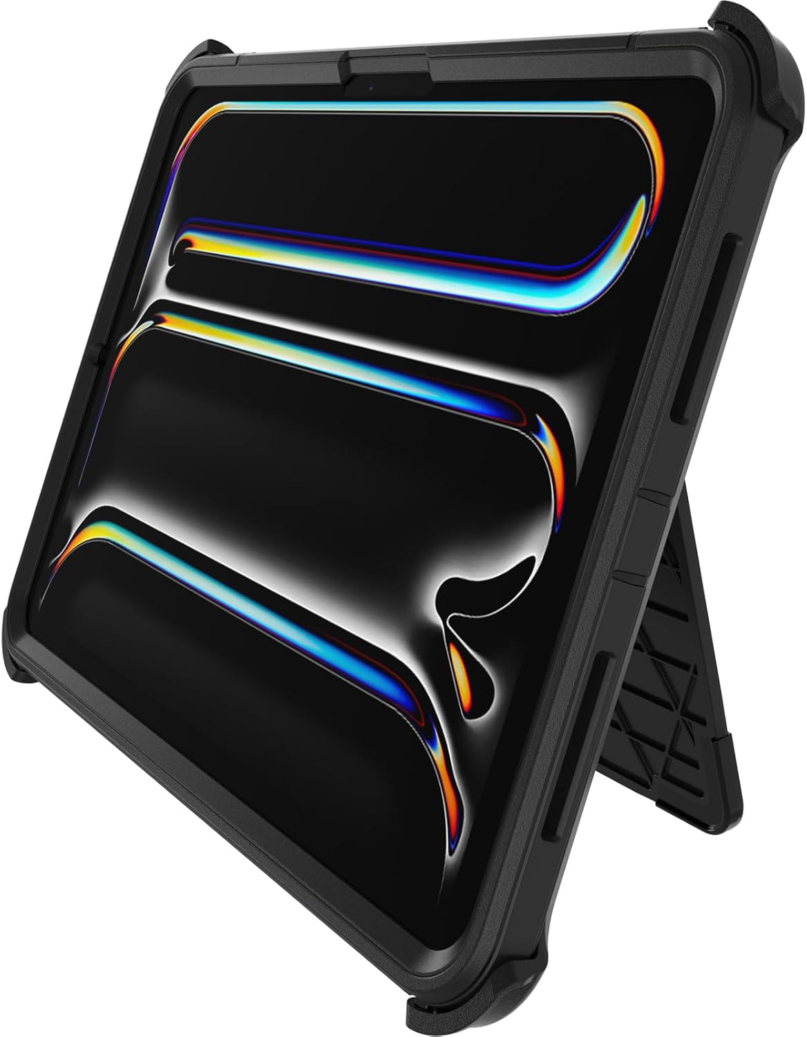 OtterBox Defender Series Case for iPad Pro 11-inch (M4 and M5) - (Black)(Clear/Black), Rugged, Durable, Multi-Layer Protection (Single Unit Ships in polybag, Ideal for Business customers)