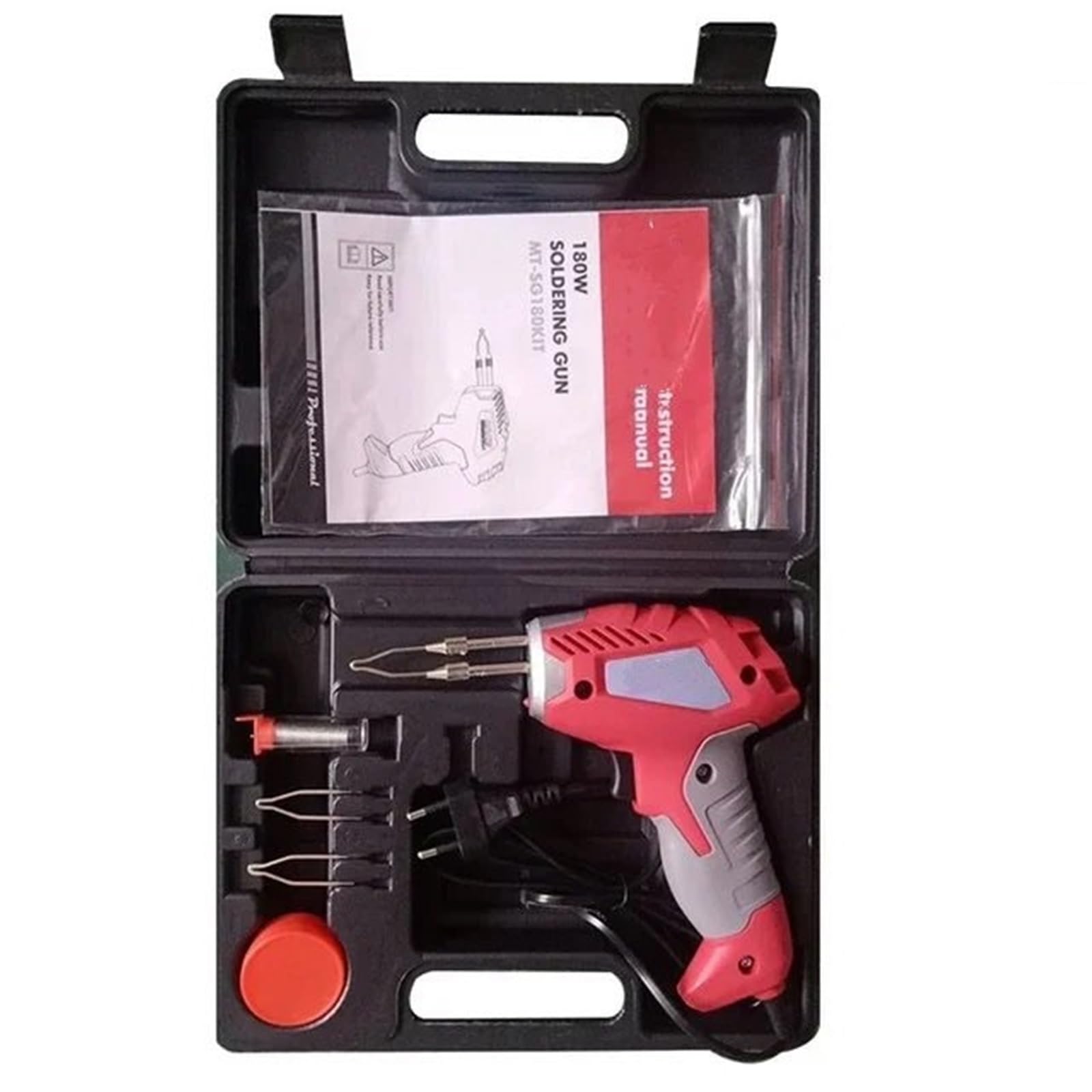 Saldatrice per plastica Pistola per saldatore elettrico a riscaldamento rapido, strumento di riparazione per saldatura ad alta potenza di livello industriale da 180 W