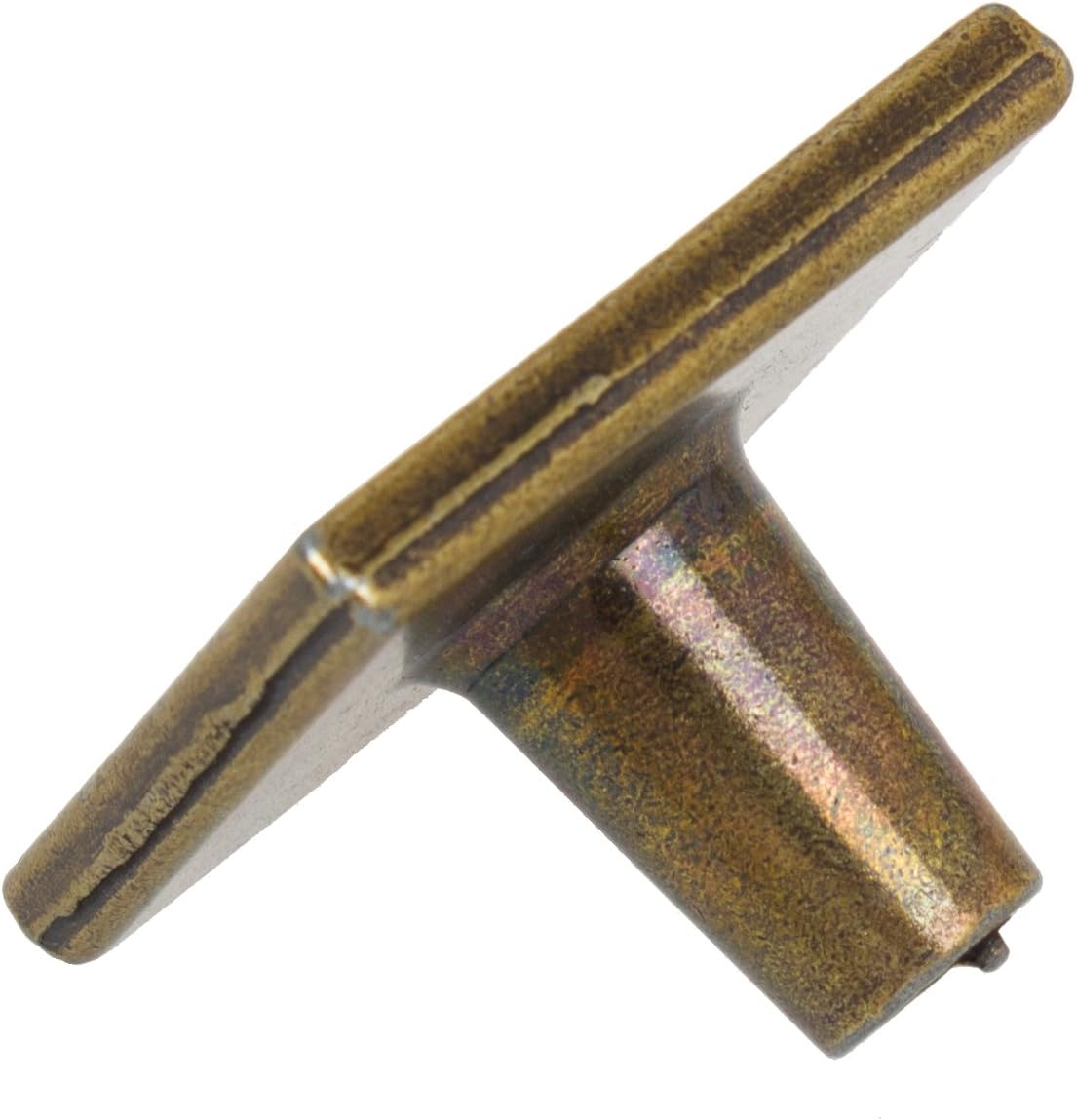 GlideRite Hardware 82929-AB-10 1.25 inch Craftsman Collection Antique Brass Cabinet Knobs 10 Pack
