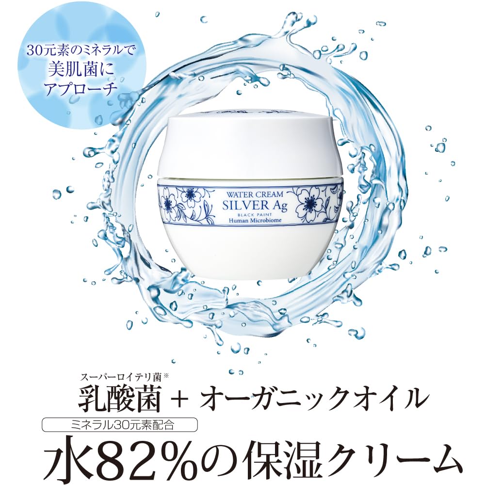 Amazon.co.jp: Black Paint (Moisturizing Cream) Water Cream, Silver