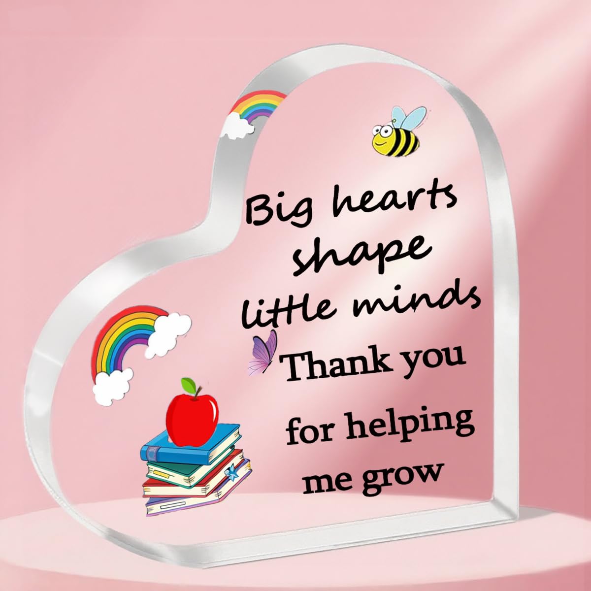 ToVii Thank You Teacher Gifts for Women Birthday Gift for Teacher Acrylic Keepsake Teacher Appreciation Gifts for Graduation