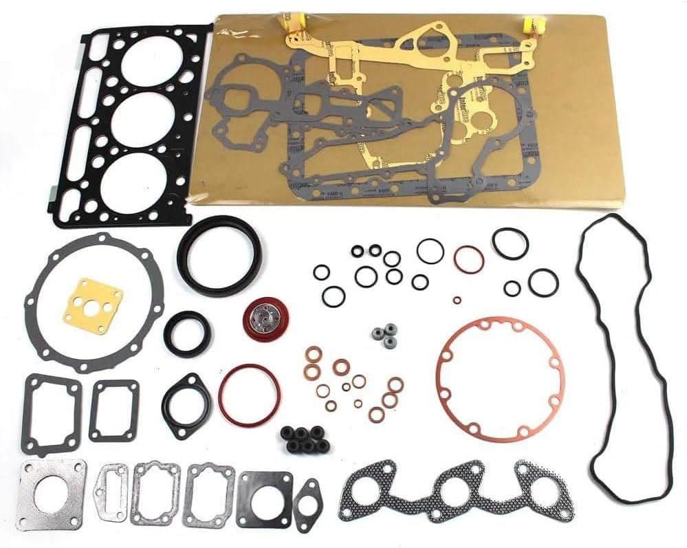 D1703 Engine Overhaul Full Gasket Kit Set with Head Gasket fits for Kubota D1703 D1703E Engine