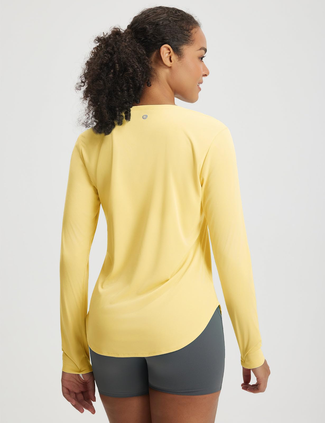 baleaf Tee Shirt Anti UV Femme, Manches Longues Vetement Chemise Tshirt Sport Respirant UPF 50+ Plage Randonnée Fitness Course, Printemps Été