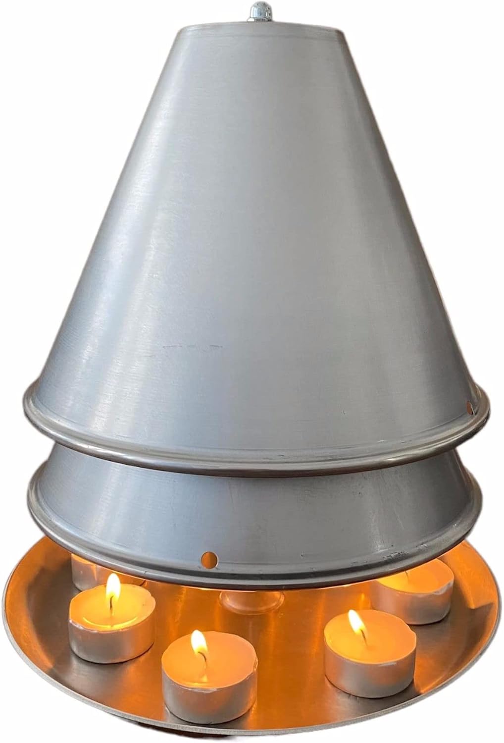 MTSS Tea Light Candle Heater for Indoor Double Walled Tea