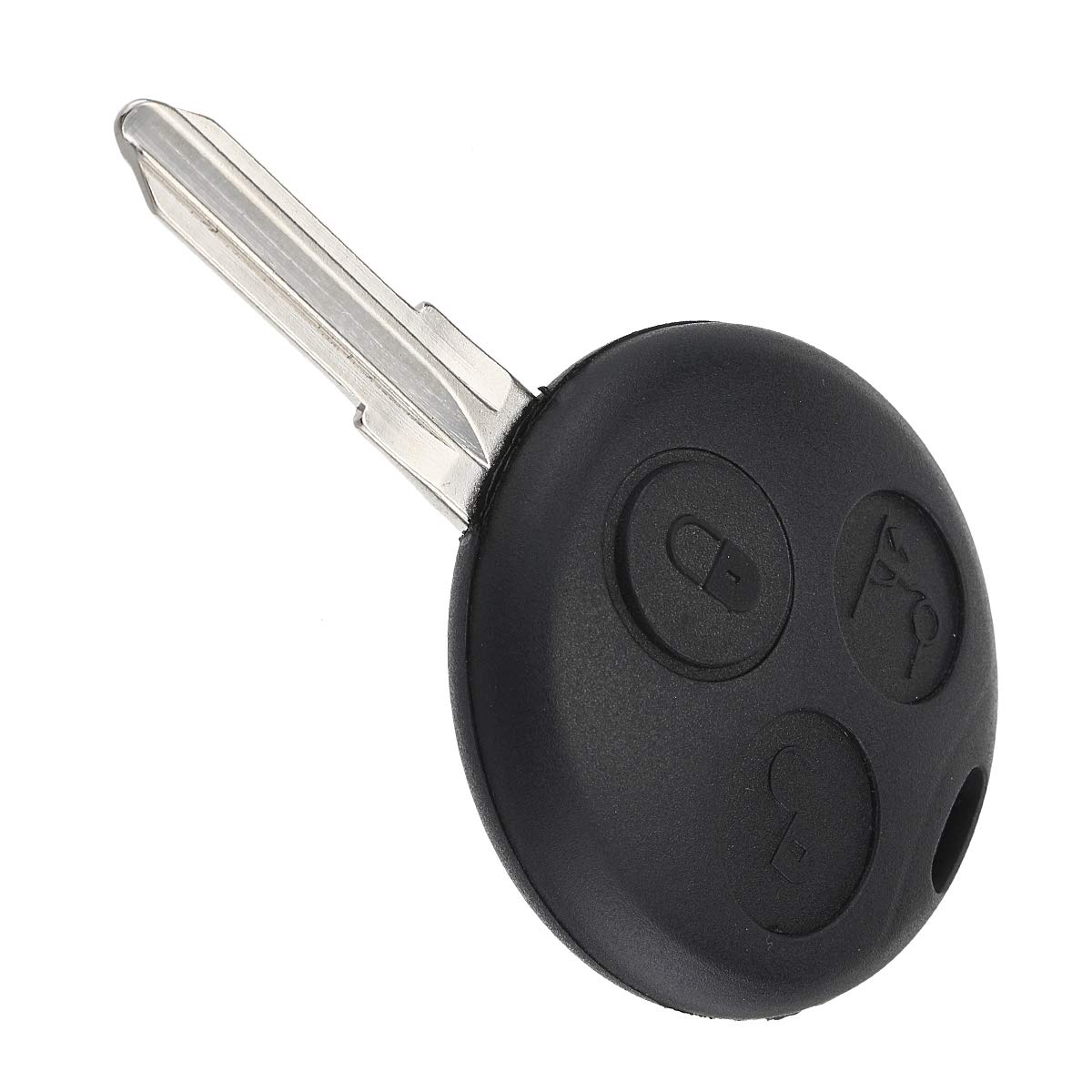 WANGCL Telecomando di ricambio a 3 pulsanti senza chiave per auto Smart City 2000-2004 / Smart ForTwo 2003-2005 / Smart Passion 2000-2004 / Smart Pulse 2000-2004 (433MHZ)