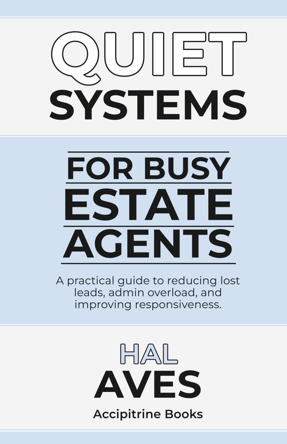 Quiet Systems for Busy Estate Agents: A practical guide to reducing lost leads, admin overload, and improving responsiveness (Quiet Guides for Estate Agents)