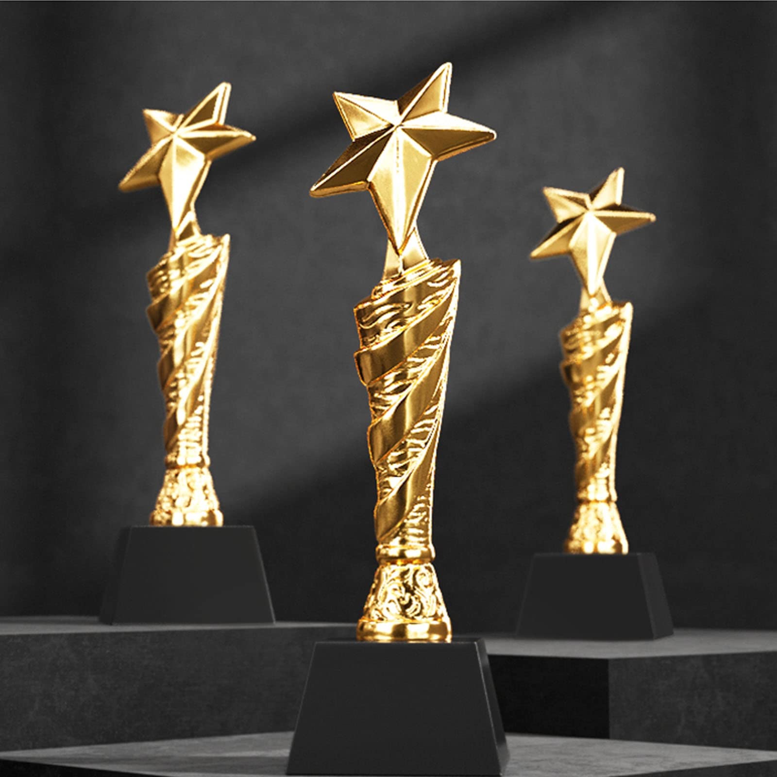 Trophées en Or Trophées en Étoile Trophée De La Réunion Annuelle Trophée du Champion Trophée De L'excellent Employé