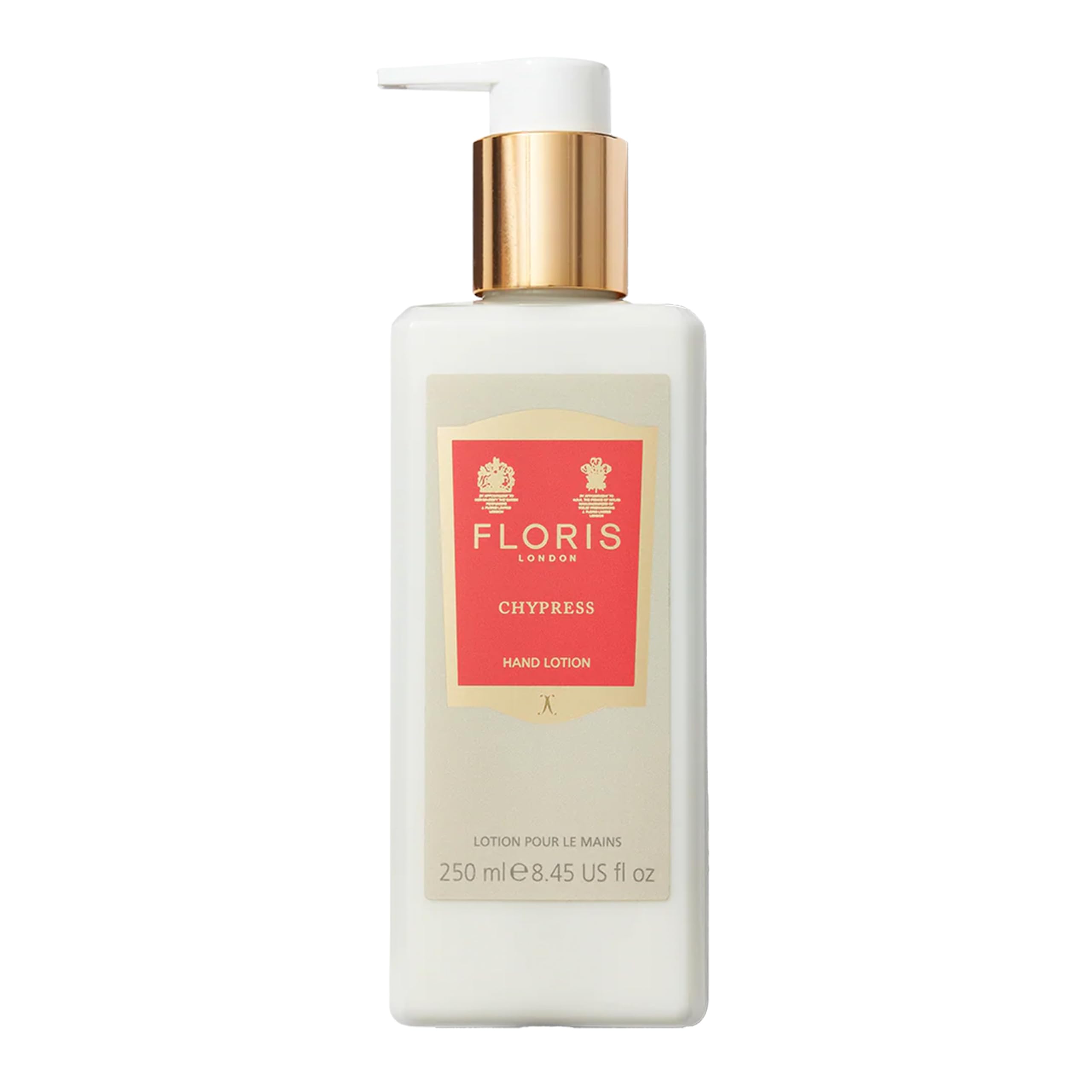 Floris London White Rose Hand Lotion (250ml) | Delicate & Uplifting Floral Fragrance | Easily Absorbed Non-Greasy | Contains Vitamins & Oils | Luxurious Choice Designed to Replenish & Protect |