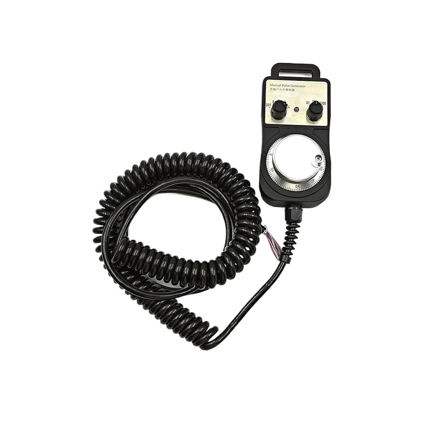4-axis 6-axis Electronic Handwheel Encoder Handheld Encoder MPG Controller Manual Pulse Generator with LED Indicator Light(4 Axis)