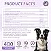 Dog Allergy Chews 400PCs ,Dog Allergy and Itching Skin Relief Anti Itch Aller Immune Bites for Dogs Itching licking Paws Treatment Relief Itchy Allergy Probiotics Vitamins for Skin and Coat Allergies