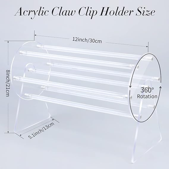 SNOWSTAR Claw Clip Organizer Holder
