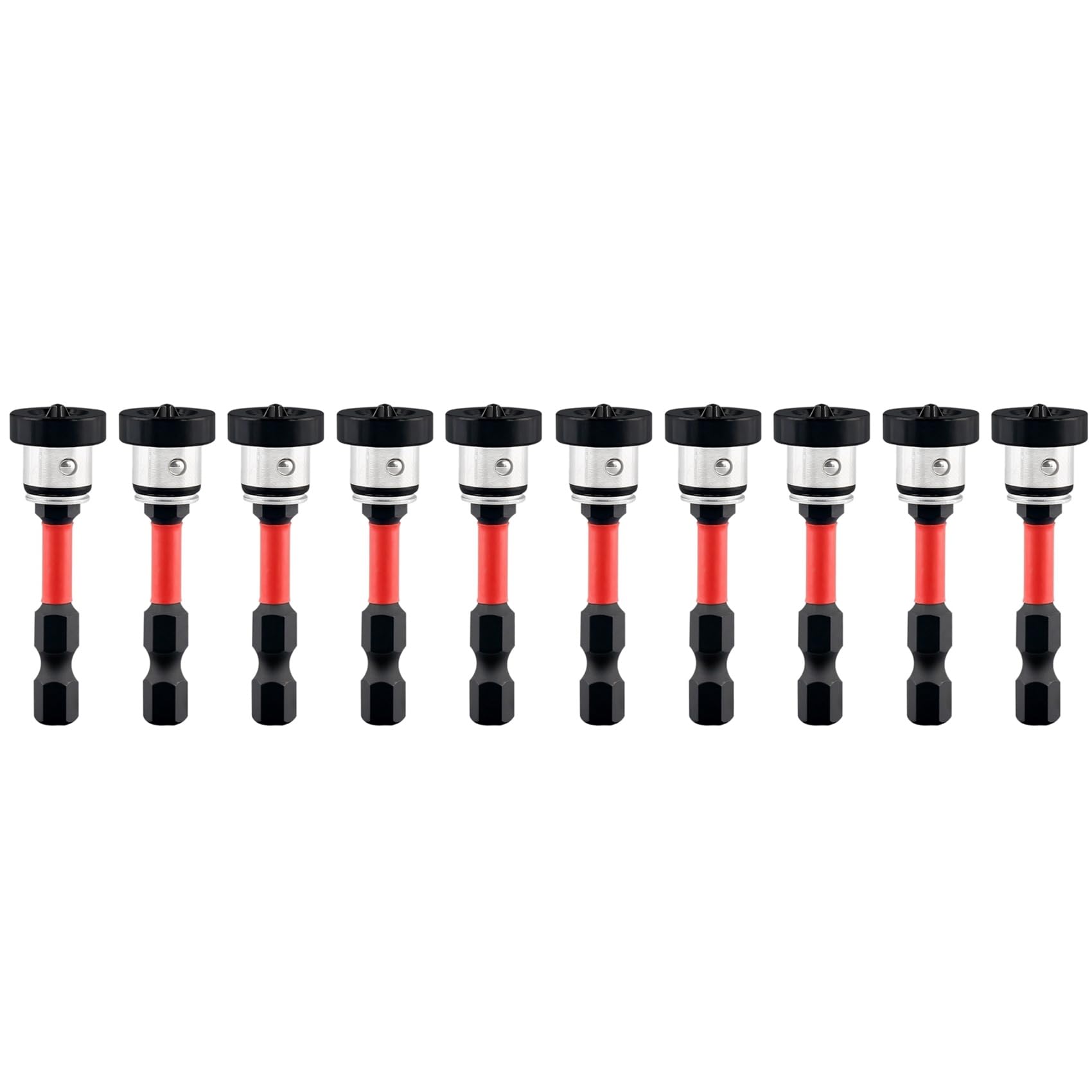 Jnchdghwa As Shown 10Pcs Positioning Screwdriver Bits Drywall Bits 50Mm Magnetic Positioning Screwdriver Bits For Plasterboards