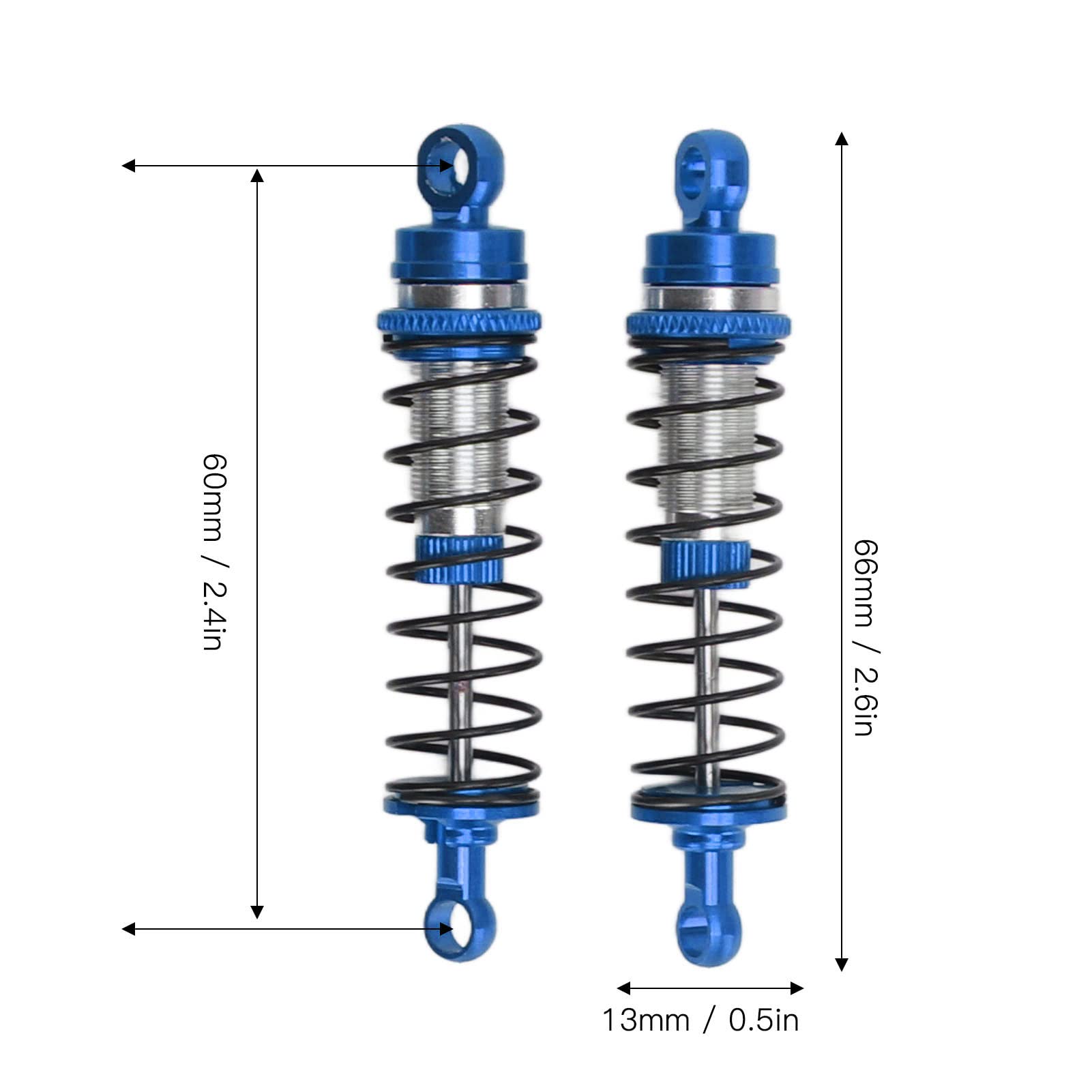 ZJchao Amortisseurs Arri re et en Alliage d Aluminium pour Mod Les RC Latrax Teton Suspension Haute Performance x Pr cision x Durabilit x L g Ret