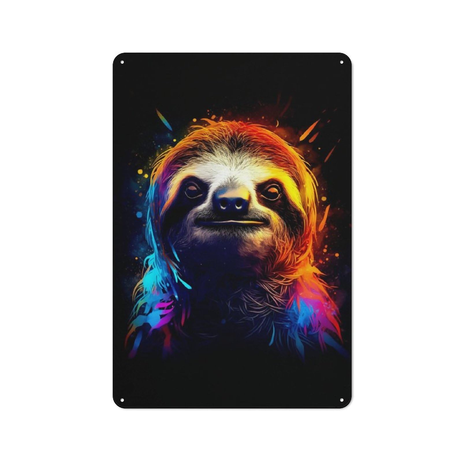 Junmoney Amazing Sloth Country Style Kitchen Metal Sign 30X20cm Featuring Diner Style Decor For Kitchen, Cafe, Pantry Or Dining Room