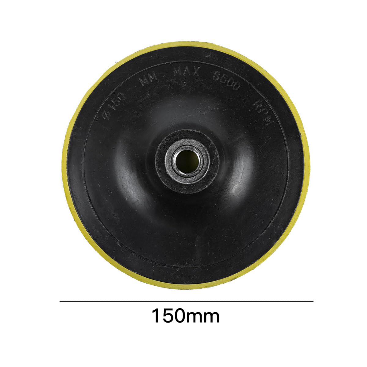 2 Elementi Supporto con Gancio e Anello (6 pollici/150mm), Filettatura M14: per levigatura, lucidatura, Piastra di levigatrice orbitale e lucidatrice.