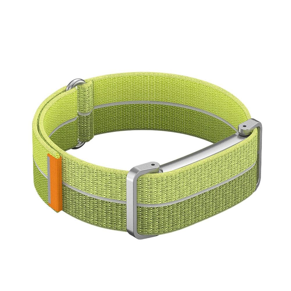 EIRZNGXQ Nylon Band Replacement for Google Fitbit Air, Soft Breathable Adjustable Band Replacement Strap for Women Men (Feather Green 1pcs)