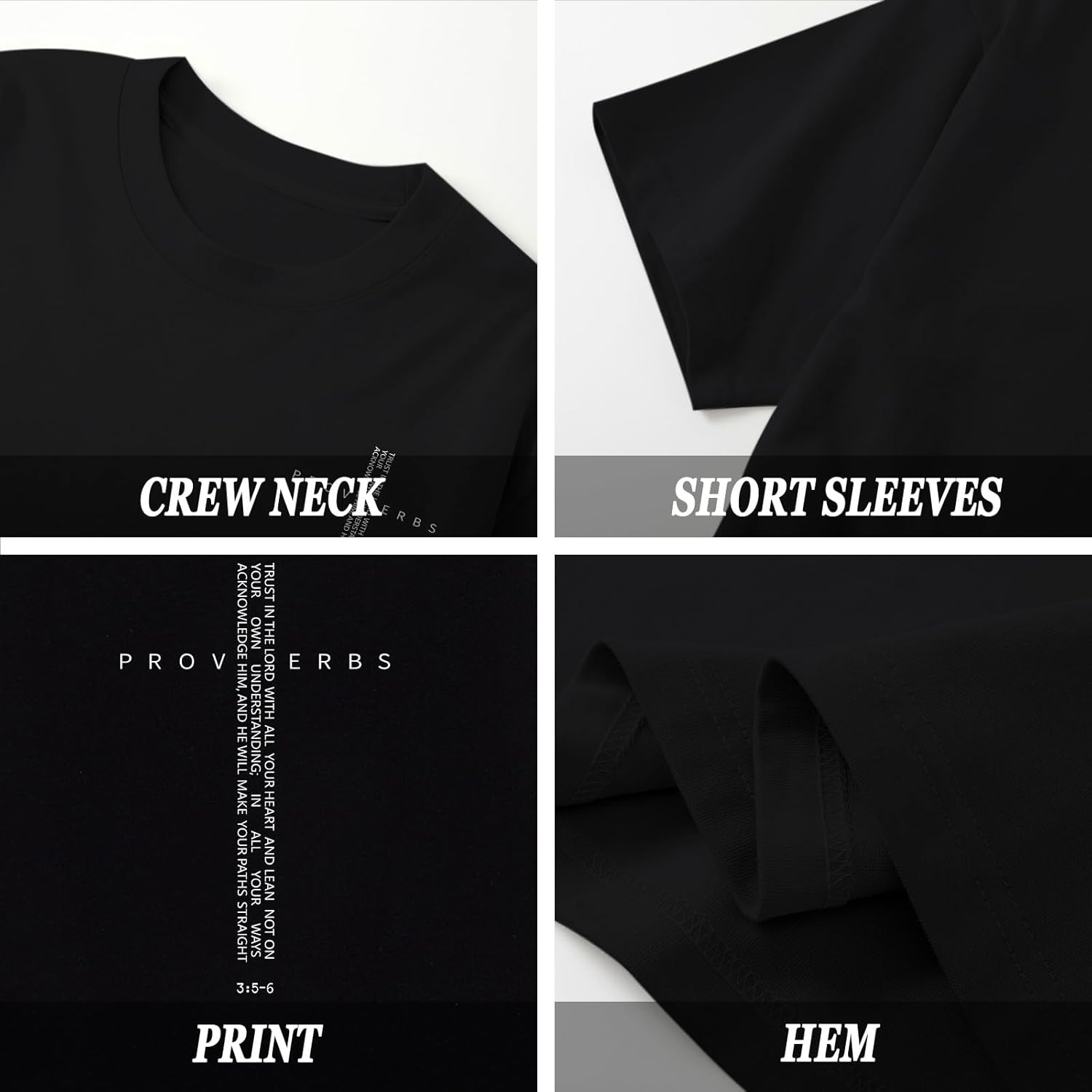 BeWithYou Kids Christian Shirts Boys Vintage Religious Faith Jesus Shirt Inspirational Bible Verse Cross Graphic Tee Tops - Image 6