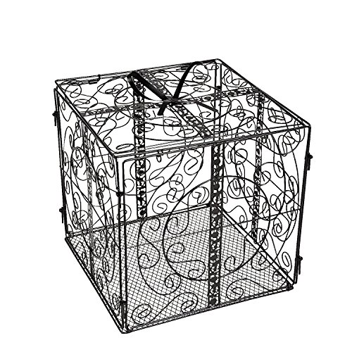 Black Metal Wedding Gift Box Card Holder Beautiful Wedding Reception Piece!!