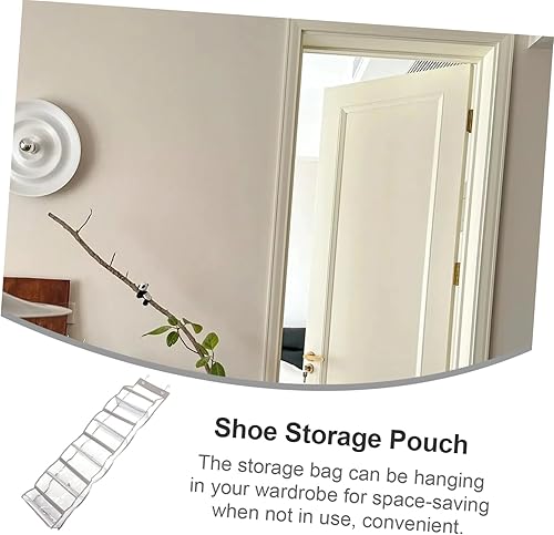 Miniatura 9 de Organizador para colgar sobre la puerta, tela Oxford transparente de PVC para colgar sobre la puerta, organizador de baño, organizador de habitación