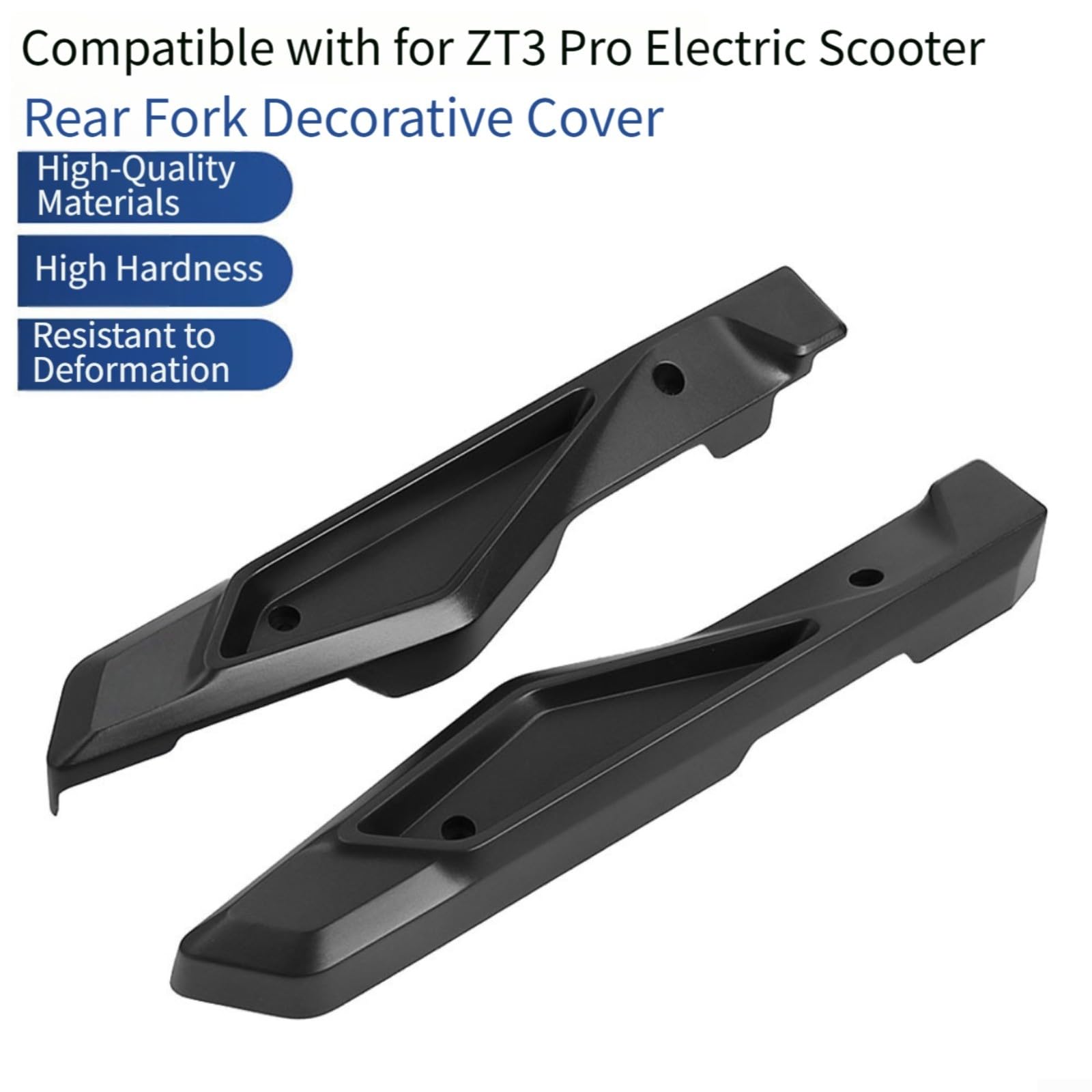 PC+ABS Copertura Forcella Posteriore per Ninebot per Scooter Elettrico ZT3 Pro, Copertura Decorativa Forcella Posteriore Sinistra o Destra, Copertura Protettiva Ruota Scooter Elettrico, Copertura